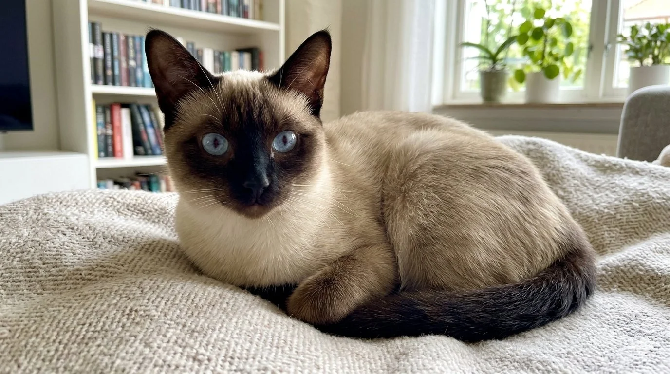Un chat Siamois élégant et affectueux avec une fourrure distinctive.