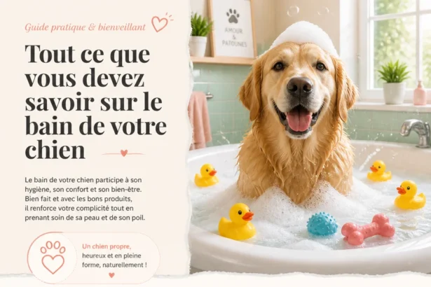 Conseils pour donner un bain à votre chien avec des techniques efficaces et agréables.