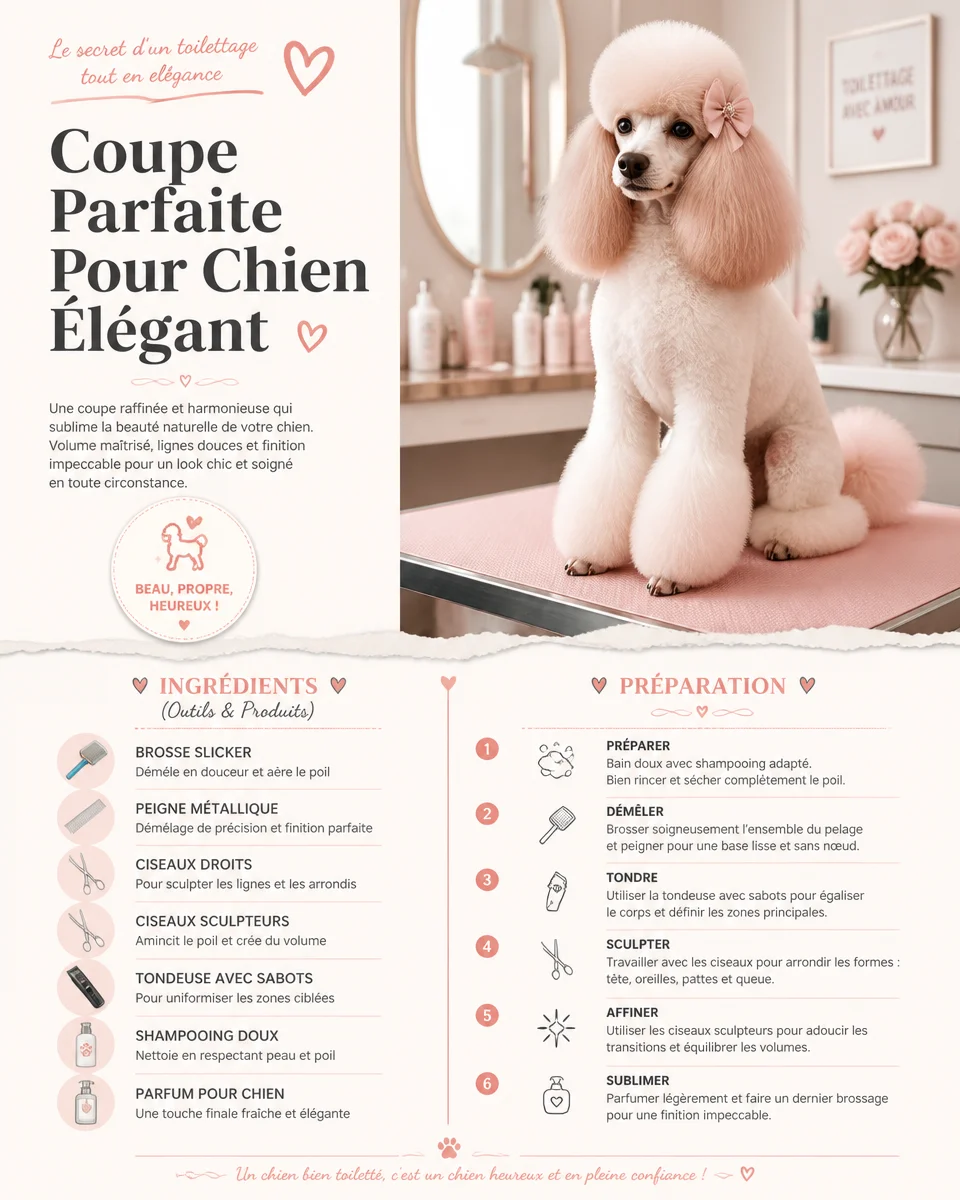 Coupe Parfaite Pour Chien Élégant