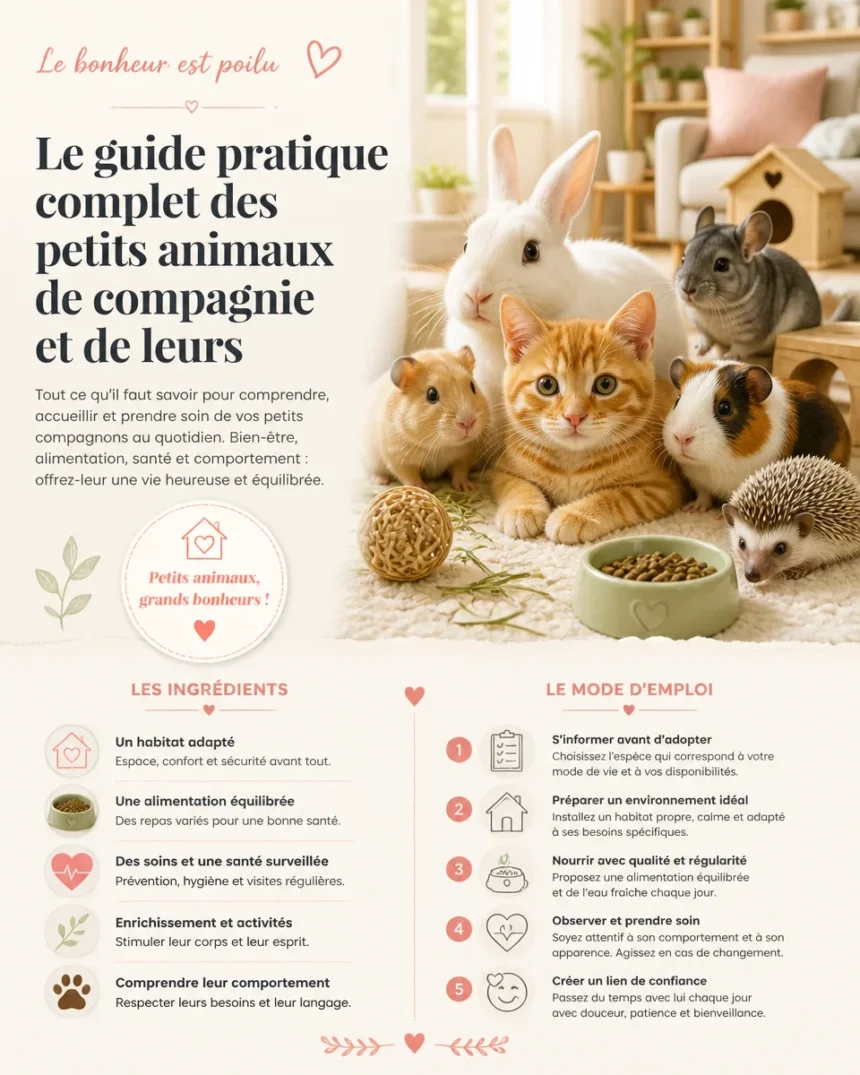 Soins des petits animaux de compagnie pour assurer leur bonheur