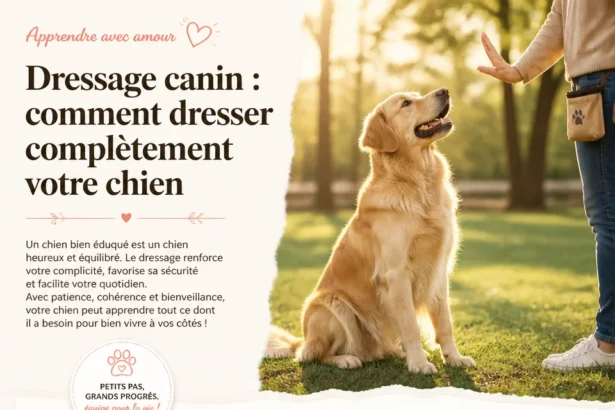 Guide sur le dressage canin en 7 étapes faciles