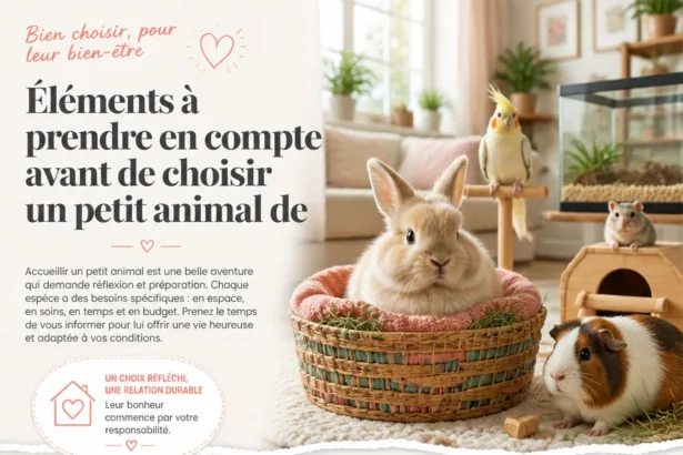 Conseils de pet care pour le bien-être des petits animaux de compagnie.
