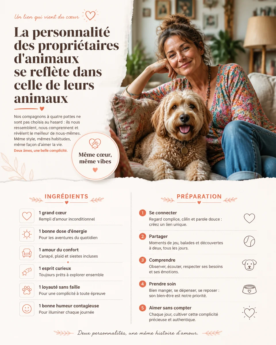 La personnalité des propriétaires d'animaux et leurs comportements avec les animaux