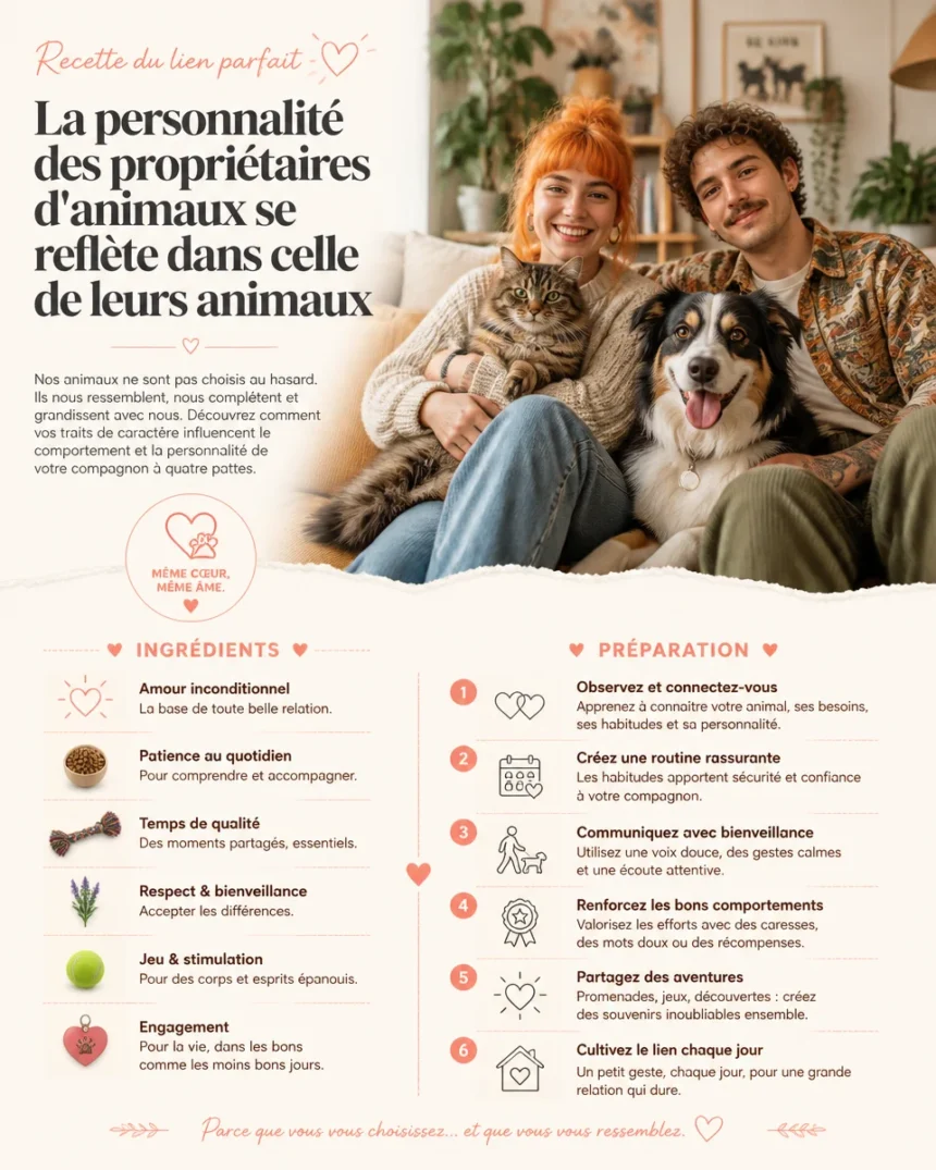 Personnalité des propriétaires d'animaux et leurs traits distinctifs.