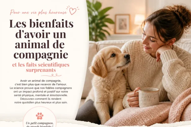 Les bienfaits d'avoir un animal de compagnie pour le bien-être et la santé.