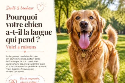 Chien avec la langue qui pend, explorant les raisons et la santé canines.