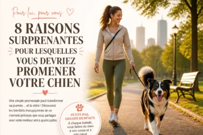Chien heureux se promenant dans un parc ensoleillé