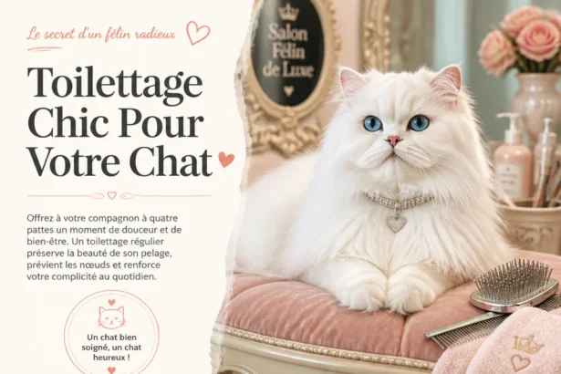 Toilettage chic pour un chat bien entretenu et élégant