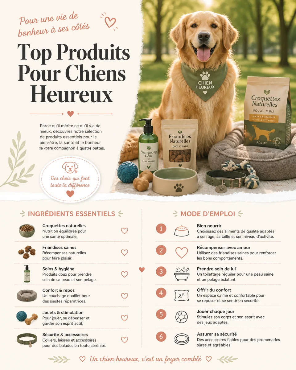 Top Produits Pour Chiens Heureux