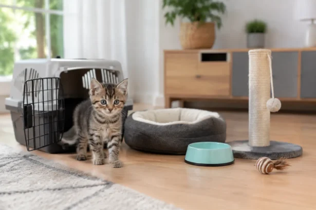 Accueillir un chaton dans une maison préparée et sécurisée