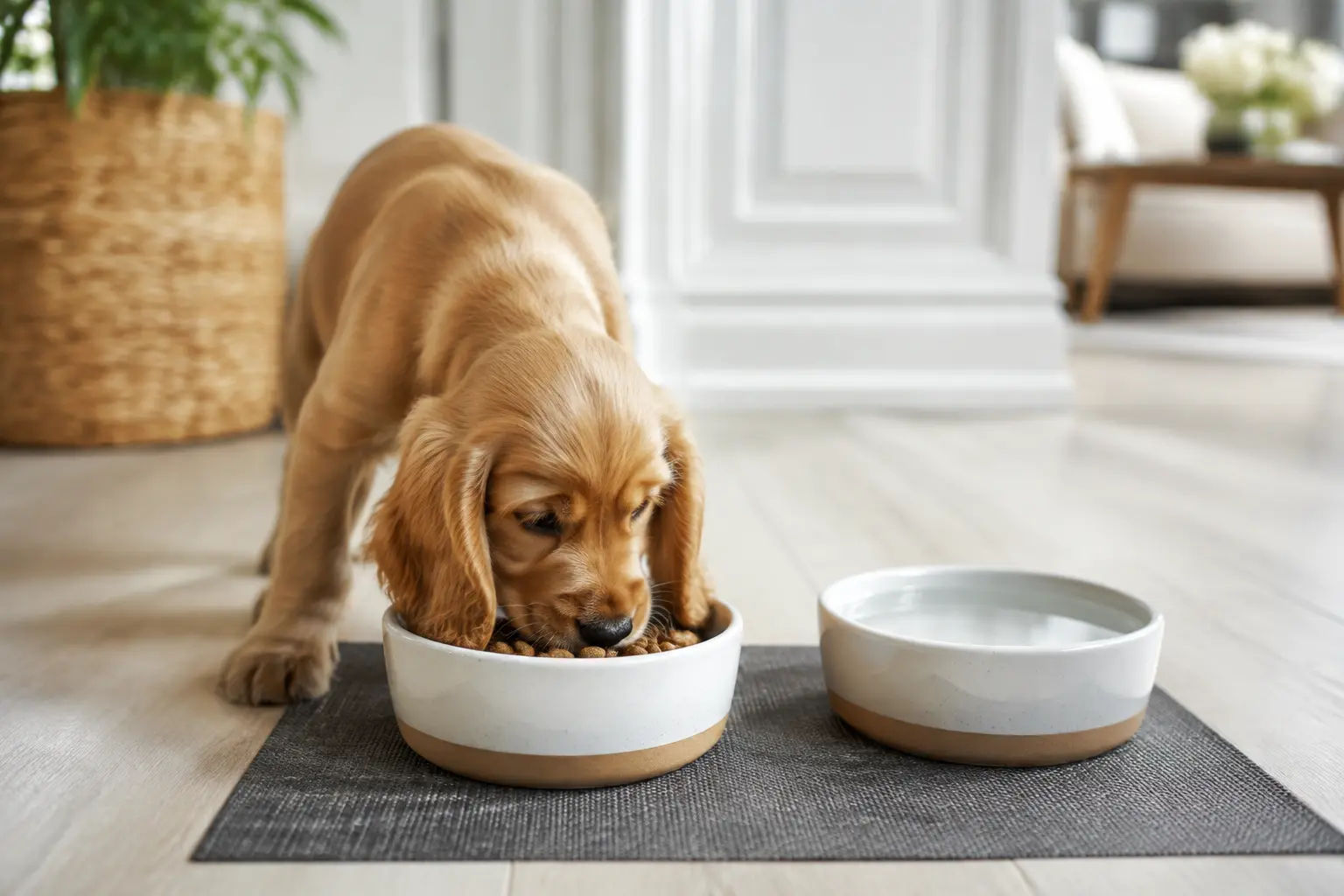 Alimentation du chiot adaptée à sa croissance et à ses besoins