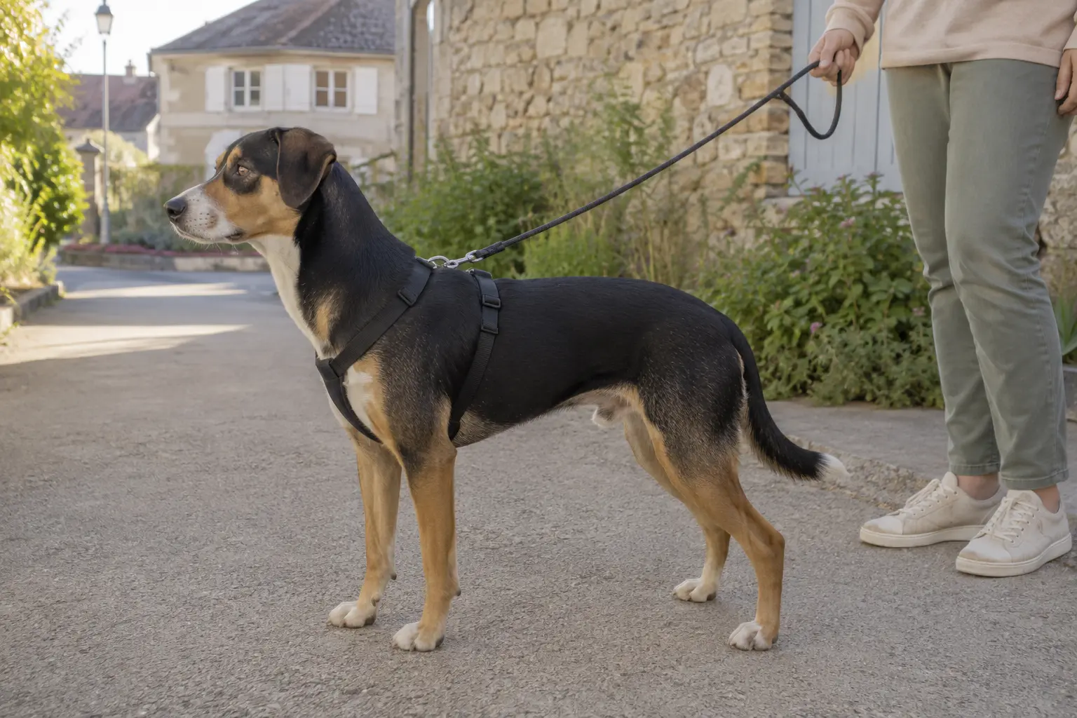Choisir un équipement de promenade adapté au chien.