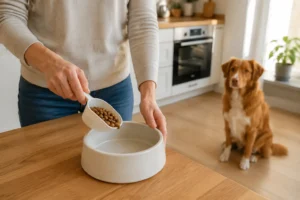 Accessoires pour animaux rangés dans une boutique responsable