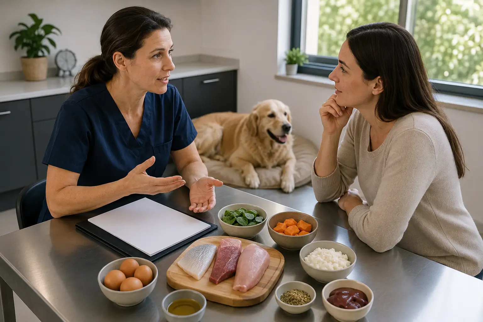 Hygiène pendant la préparation des repas des animaux