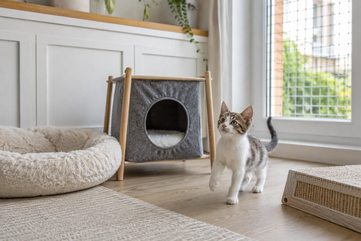 Hygiène et litière adaptées aux besoins du chaton