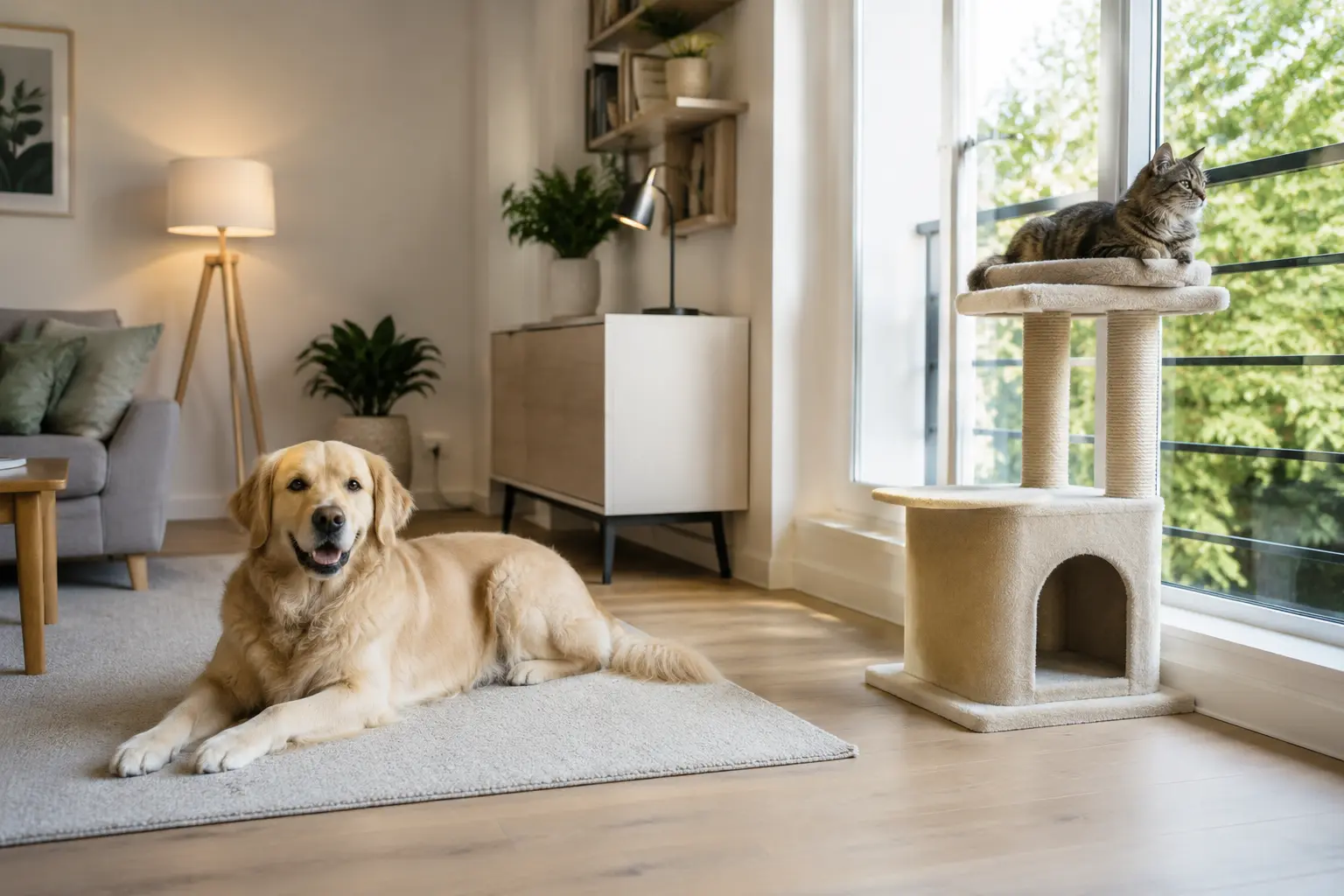 écuriser les fenêtres et le balcon pour un chat